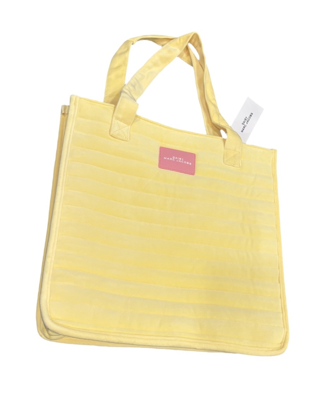 * New Daisy Marc Jacob’s Yellow Quilted Tote Bag